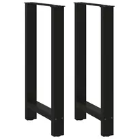 Baro stalo kojos, juodos, 2 vnt., 50x(90-91) cm, plienas