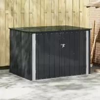Sodo saugojimo dėžė Juoda 151,5 x 107 x 100 cm Plienas