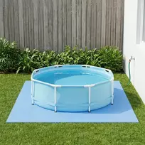 Baseino grindų kilimas 12 pcs Mėlyna 4,32 m² EVA puta