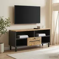 Saugojimo spintos Natūrali 100 x 33 x 46 cm Kietas mango medis