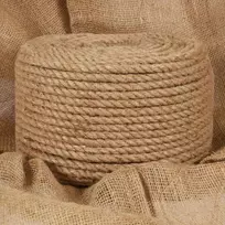 Juto virvė 10 pcs 2 mm Natūrali 100% Tossa jutas