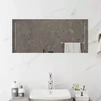 LED vonios veidrodis Skaidrus 90 x 40 cm grūdintas stiklas