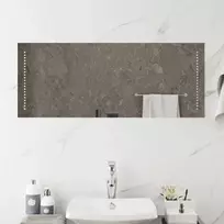 LED vonios veidrodis Skaidrus 100 x 40 cm grūdintas stiklas