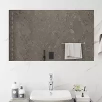 LED vonios veidrodis Skaidrus 100 x 60 cm grūdintas stiklas