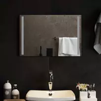 LED vonios veidrodis Skaidrus 60 x 40 cm grūdintas stiklas