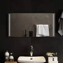LED vonios veidrodis Skaidrus 80 x 40 cm grūdintas stiklas