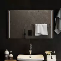LED vonios veidrodis Skaidrus 80 x 50 cm grūdintas stiklas