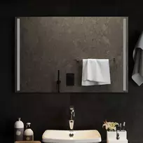 LED vonios veidrodis Skaidrus 90 x 60 cm grūdintas stiklas