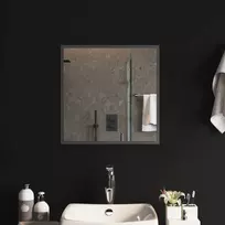 LED vonios veidrodis Skaidrus 50 x 50 cm grūdintas stiklas