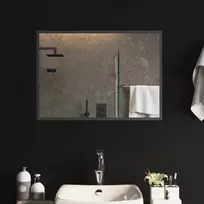 LED vonios veidrodis Skaidrus 70 x 50 cm grūdintas stiklas
