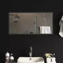 LED vonios veidrodis Skaidrus 80 x 40 cm grūdintas stiklas