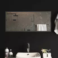 LED vonios veidrodis Skaidrus 90 x 40 cm grūdintas stiklas