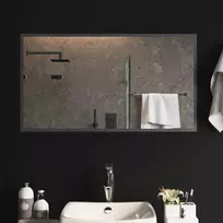 LED vonios veidrodis Skaidrus 90 x 50 cm grūdintas stiklas