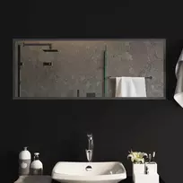LED vonios veidrodis Skaidrus 100 x 40 cm grūdintas stiklas