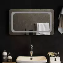 LED vonios veidrodis Skaidrus 70 x 40 cm grūdintas stiklas