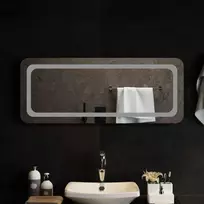 LED vonios veidrodis Skaidrus 100 x 40 cm grūdintas stiklas