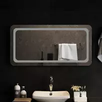 LED vonios veidrodis Skaidrus 100 x 50 cm grūdintas stiklas