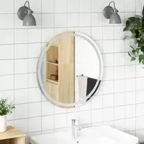 LED vonios veidrodis Skaidrus Ø 70 cm grūdintas stiklas