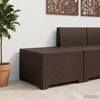 1-Vietis Sodo Sofas, Atrodo kaip Ratano PP Ruda