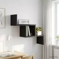 Sieninė lentyna Juodojo ąžuolo 48 x 15 x 42 cm Apdirbta mediena