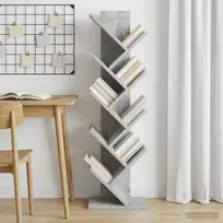Medinis bibliotekos stovas 6-lygių 30 x 18 x 100 cm