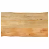 Stalviršis, 100x60x2,5cm, mango masyvas, su gyvu kraštu