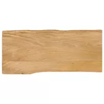 Stalviršis, 90x40x2,5cm, mango medienos masyvas, su gyvu kraštu