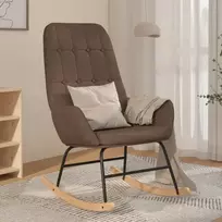 Supama kėdė, taupe spalvos, audinys