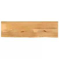 Stalviršis, 100x40x2,5cm, mango masyvas, su gyvu kraštu