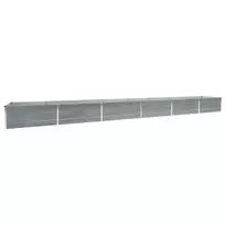 Aukštas lovelis, pilkas, 600x80x45cm, galvanizuotas plienas