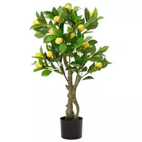 Dirbtinis citrinmedis, žalios spalvos, 90cm, 234 lapai