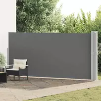 Ištraukiama šoninė kiemo pertvara, antracito, 170x1200cm