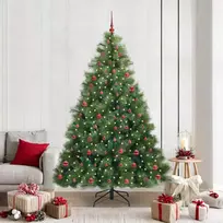 Dirbtinė Kalėdų eglutė su 300 LED Žalia 210 cm PE ir PVC