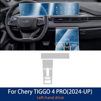 TPU salono apsauginė plėvelė Chery Tiggo 4 Pro 2024-2025 m. Anti-Scratch Skaidrus lipdukas LHD juoda