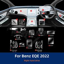 TPU vidinė apsauginė plėvelė Mercedes-Benz EQE 2022 RHD balta