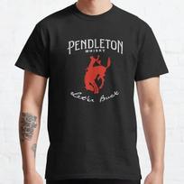 Pendleton Whisky Leter Buck Animal Unisex T-Shirt L