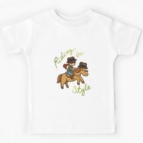 Stardew Valley - Riding in Style Kids T-Shirt 100