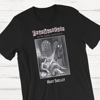 Frankenstein T-Shirt, The Modern Prometheus, Mary Shelley, Book Gift, Horror T-Shirt, Classic Books, Book Shirt 3XL