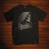 Santa Muerte Gothic T-Shirt: Grim Reaper Shirt, Dia de los Muertos Tee, Mexican Folk Art Skull Top 2XL