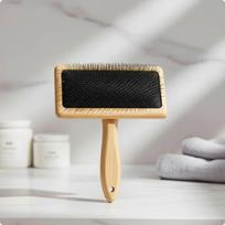 Beech Pet Brush Wood Wooden Pin Detangling