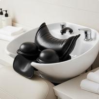 Salon Shampoo Bowl Neck Rest Hair Washing Pillow Scratch Resistant for Barbers, Barbershop, Spa