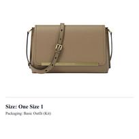 MICHAEL KORS Evelyn Polyurethane Crossbody Bag, Shoulder Bag Medium Womens Brown 32F5GQ9C6U-HUSK One Size 1 ruda