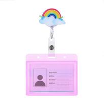 Aluminum Card Holder Clip ID Card Nurse Doctor Retractable Badge ID Badge Holder Name Card Holder 10