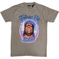 Biggie Smalls Rip Airbrush Licensed Tshirt Unisexs L