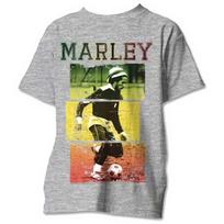 Bob Marley Football Text Unisexs TShirt Unisexs L