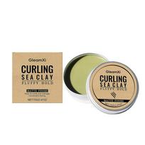 Curling Sea Clay Hair Styling Pomade – GleamXi All Natural Formula for Men Women, Fluffy Hold less