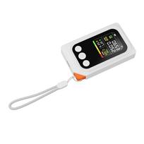 5 in 1 Air Quality Tester CO2 TVOC HCHO Temperature Humidity Portable Detector Rechargeable and Compact ABS