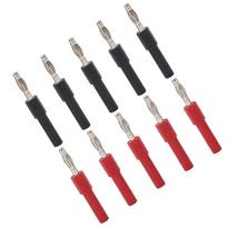 5Set J.20012 Banana Plug Connector 4mm Male to 2mm Female Multimeter Banana Plug Connector Adapter PA, brass