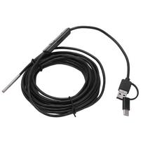 AN100‑3.9 3.9mm Endoscope High Definition Inspection Camera Pipeline Mobile Phone LED Borescope for Car IndustryHard Wire 3.5m / 11.5ft ABS