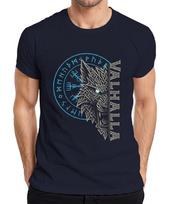 Viking Wolf Vegvisir Rune Compass Valhalla Norse Mythology Unisexs Tshirt S